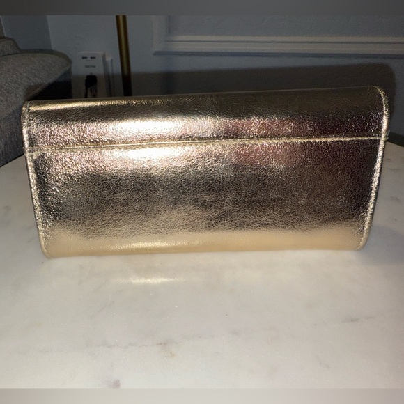 BCBGeneration Metallic Gold Wallet/Clutch NWT - Picture 3 of 5